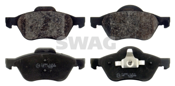 Kit de plaquettes de frein, frein à disque SWAG 60 91 6435
