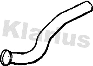 Tuyau d'échappement KLARIUS 110341