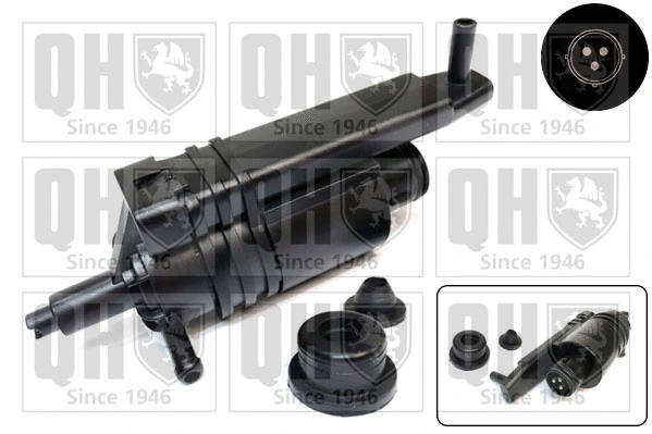 Pompe d'eau de nettoyage, nettoyage des vitres QUINTON HAZELL QWP072