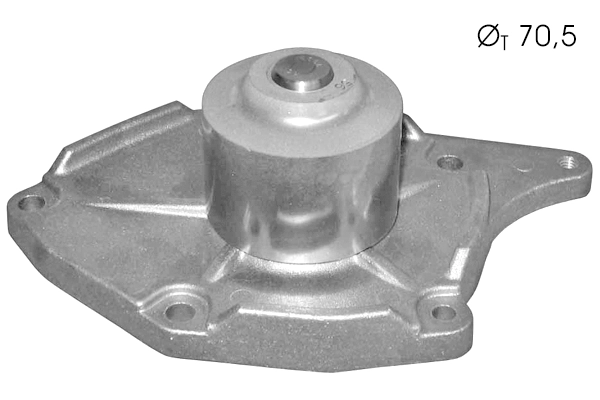 Pompe à eau, refroidissement du moteur TECDRIVE TPAE0016