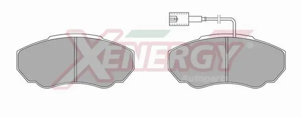Kit de plaquettes de frein, frein à disque AP XENERGY X40850