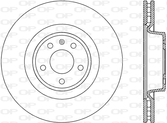 Disque de frein OPEN PARTS BDR2784.20