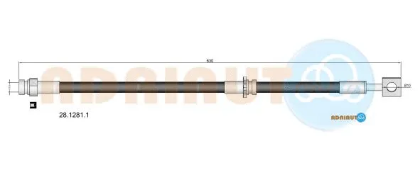 Flexible de frein ADRIAUTO 28.1281.1