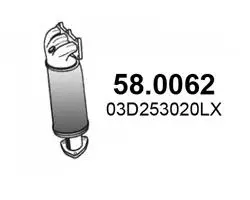 Catalyseur ASSO 58.0062