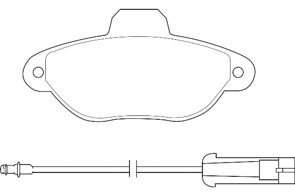 Kit de plaquettes de frein, frein à disque Omnicraft 2134860