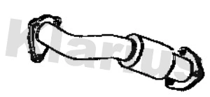Tuyau d'échappement KLARIUS 301825