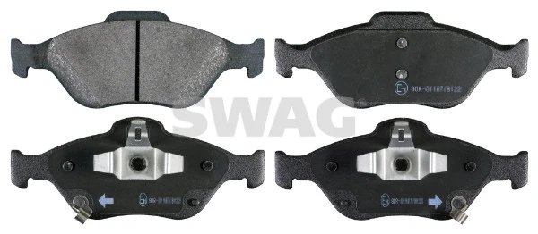Kit de plaquettes de frein, frein à disque SWAG 33 10 6452