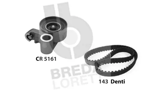 Kit de courroie crantée BREDA LORETT KCD0244