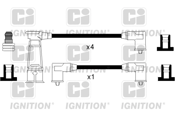 Kit de câbles d'allumage QUINTON HAZELL XC970