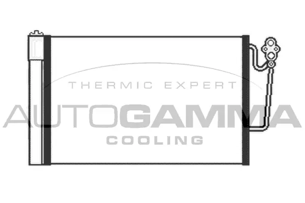 Condenseur, climatisation AUTOGAMMA 105380