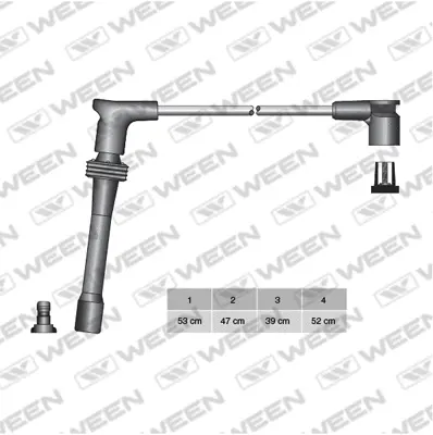 Kit de câbles d'allumage WEEN 110-4123