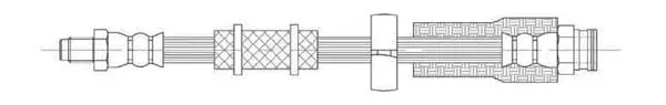 Flexible de frein Technika 37708