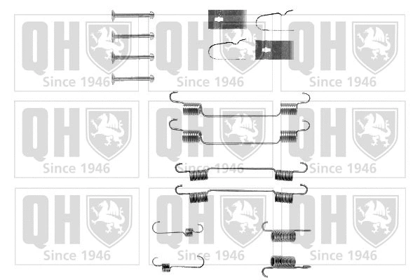 Kit d'accessoires, mâchoire de frein QUINTON HAZELL BFK360