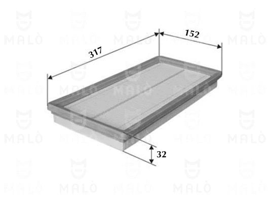 Filtre à air AKRON-MALÒ 1500538