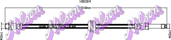 Flexible de frein KAWE H8184