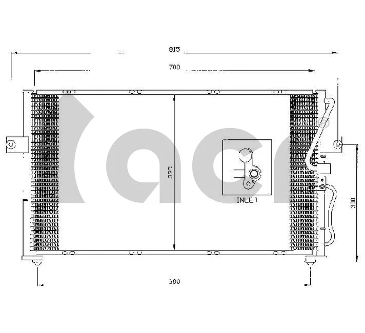 Condenseur, climatisation ACR 300424
