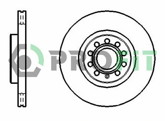 Disque de frein PROFIT 5010-1305
