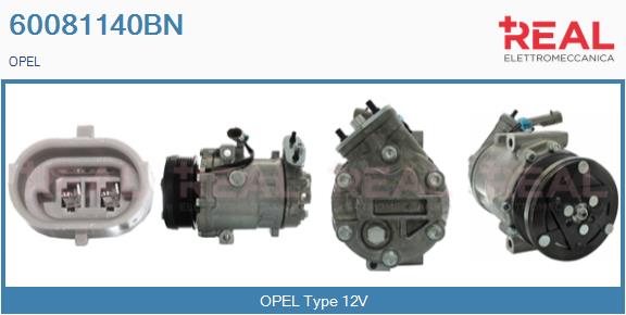Compresseur, climatisation REAL 60081140BN
