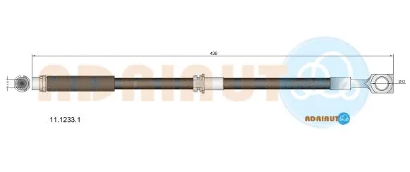 Flexible de frein ADRIAUTO 11.1233.1