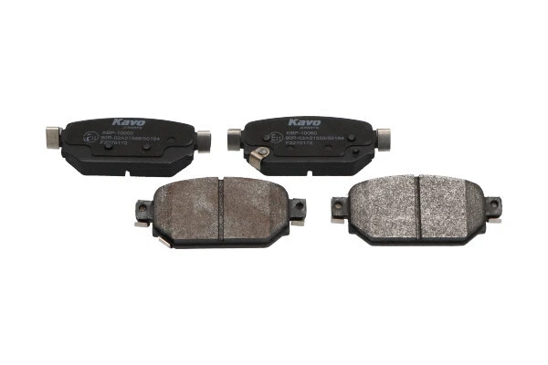 Kit de plaquettes de frein, frein à disque KAVO PARTS KBP-10060