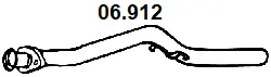 Tuyau d'échappement NOVAK 06.912