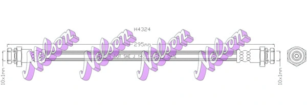 Flexible de frein BROVEX-NELSON H4324