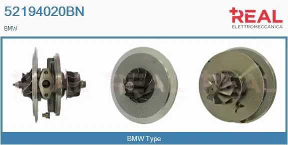 Groupe carter, turbocompresseur REAL 52194020BN
