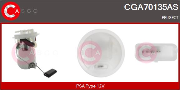 unité d'alimentation de carburant CASCO CGA70135AS