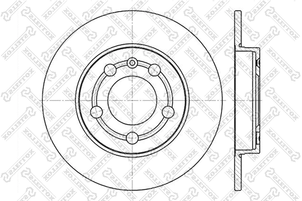 Disque de frein STELLOX 6020-4779-SX