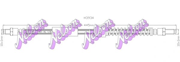 Flexible de frein KAWE H3934