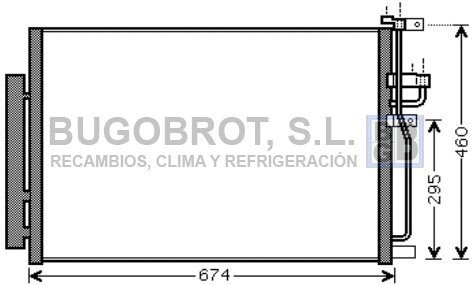 Condenseur, climatisation BUGOBROT 62-OL5436