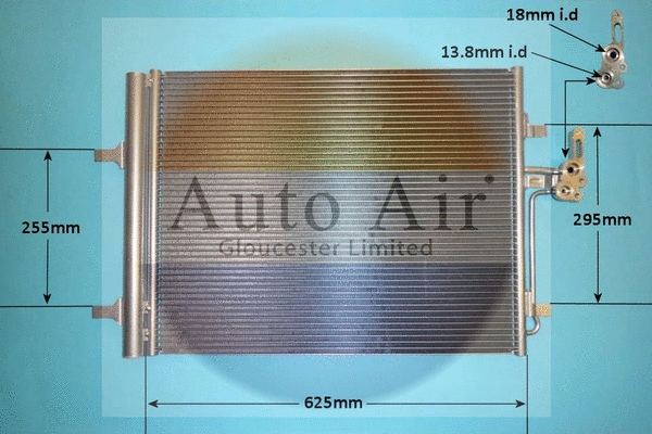 Condenseur, climatisation AUTO AIR GLOUCESTER 16-1337