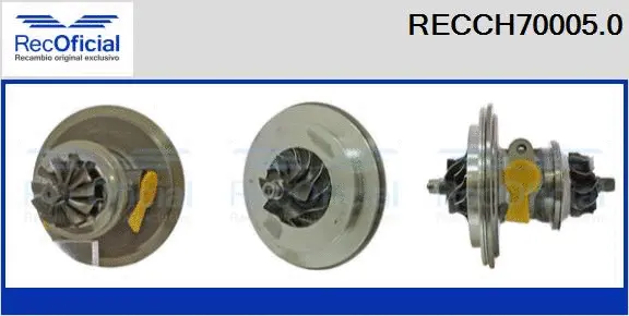 Groupe carter, turbocompresseur RECOFICIAL RECCH70005.0
