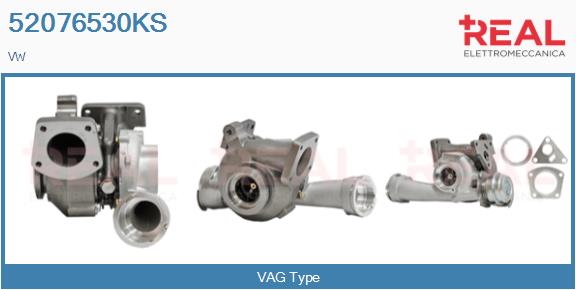 Turbocompresseur, suralimentation REAL 52076530KS