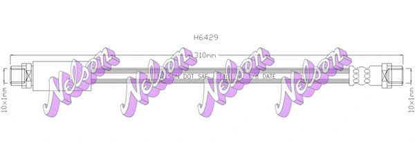 Flexible de frein KAWE H6429