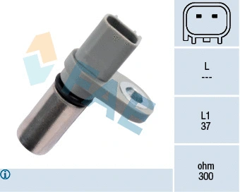 Capteur d'angle, vilebrequin FAE 79240