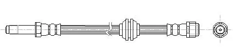 Flexible de frein Technika 49132