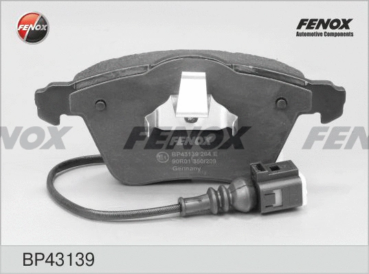 Kit de plaquettes de frein, frein à disque FENOX BP43139