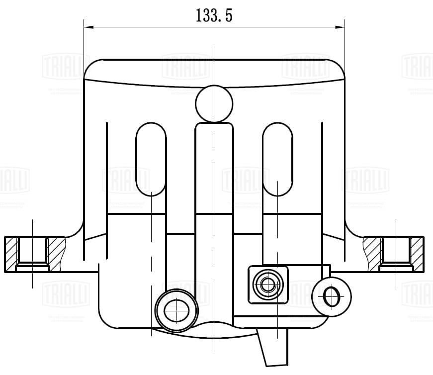 Étrier de frein TRIALLI CF 012076