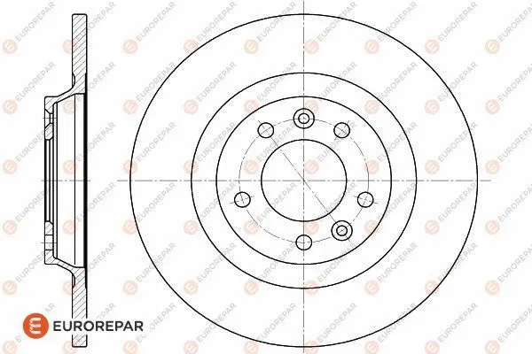 Disque de frein EUROREPAR 1618861880