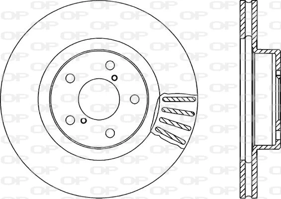 Disque de frein OPEN PARTS BDR1493.20