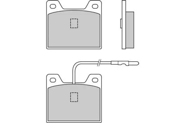 Kit de plaquettes de frein, frein à disque E.T.F. 12-0015