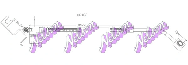 Flexible de frein KAWE H6462