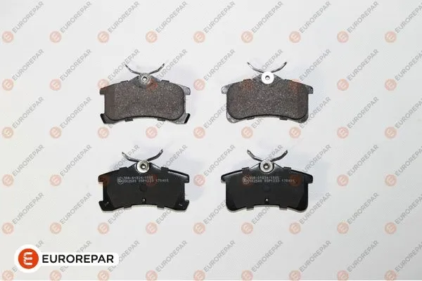 Kit de plaquettes de frein, frein à disque EUROREPAR 1667812780