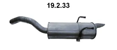 Silencieux arrière EBERSPÄCHER 19.2.33