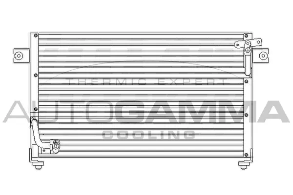 Condenseur, climatisation AUTOGAMMA 105713