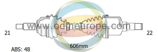 Arbre de transmission 4X4 ESTANFI EST-18-161201