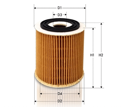 Filtre à huile TECNECO FILTERS OL07087E