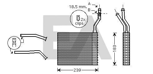 Système de chauffage EACLIMA 45C22030