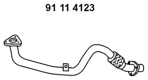 Tuyau d'échappement EBERSPÄCHER 91 11 4123
